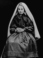 Bernadette Soubirous pri modlitbe