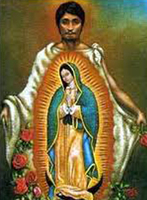 Diego s obrazom Panny Márie