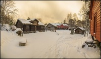 JANUAR: Tema "Julestemning" Vinner: Leonard Løvoll med bildet "Gammelt tun".