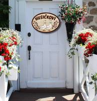 Personalised exterior front door name signs