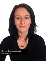 Bc. Iva Rožnovjáková, sekretariát