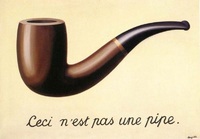 René Magritte, La Trahison des images (Ceci n’est pas une pipe), 1929, olio su tela, 60×81 cm Los Angeles County Museum of Art René Magritte