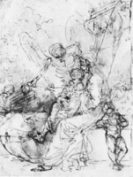 Humana Fragilitas, terzo disegno, E. B. Crocker Gallery, Sacramento, California