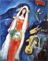 Marc Chagall - La Mariée