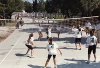 Minivolley ai giardini del rione Stadio