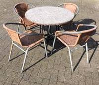 Terrasset €12.50 ex.BTW per dag