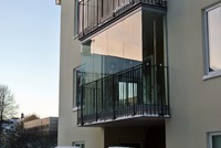 Vik glas parti balkong