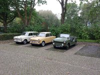 Je hoeft niet gek te zijn om een Trabant te rijden .....