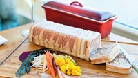 Díky této formě získá terina na svém upraveném gastronomickém vzhledu.