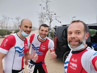 Pedro Cobos, Alessandro Gnappi y Victor Goméz.