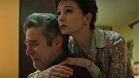 Renée Zellweger and Andy Nyman in Judy. BBC Films