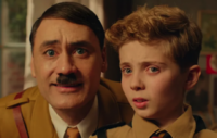 Taika Waititi & Roman Griffin Davis in Jojo Rabbit. Fox Searchlight