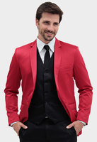 Terno Slim Fit Red Scarlet