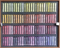 Tray1. 100/400 Schmincke pastels