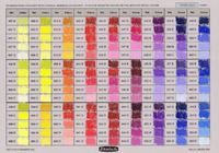 Schmincke - Toned Colour Chart 1