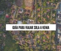 Guía para viajar sola a Kenia