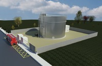 BIM-Projekt Löschwassertank Gewerbegebiet Carrascot (Valencia, Spanien)