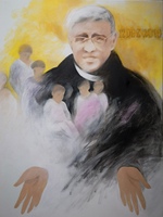 Obra do Pintor Avelino Leite, exposta no Memorial Padre Américo