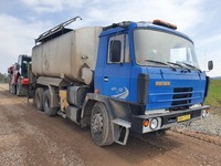 Aplikace spojovacího postřiku při studené recyklaci