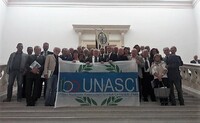 Verona, 20.10.2018 - foto di gruppo UNASCI con i Dirigenti delle Società sportive centenarie partecipanti al Convegno