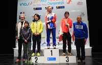 Denisa Macurová na stupni nejvyšším