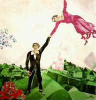 "La promenade" di Marc Chagall