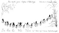 日本に向かう経由地Colomboで上陸し、教会に行く第二陣8人のシスター (RSCJ Tokyo Archives 所蔵)