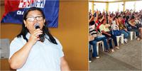 Profª Paulina, presidente do Sinte-Pi