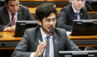 Deputado Kim Kataguiri (DEM-SP), um dos maiores defensores da reforma da Previdência. Foto: Vinicius Loures/Câmara dos Deputados.