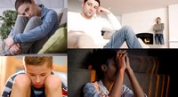 Isolamento social desagrada muita gente e provoca transtornos, como a depressão. Imagem: aplicativo Canva.