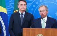 Presidente Bolsonaro e Paulo Guedes, ministro da Economia | Dever de Classe