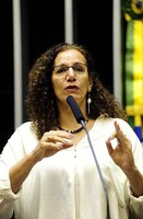 Deputada Jandira Fegalhi (PCdoB). Foto: Gustavo Lima / Câmara dos Deputados.