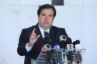 Partido de Rodrigo Maia — o DEM — foi um dos que votaram para transferir dinheiro público para escolas particulares. Foto: Najara Araújo/Câmara dos Deputados.