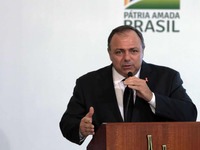 Pazuello ajudou a agravar a pandemia no Brasil. Foto: Valter Campanato/Agência Brasil.