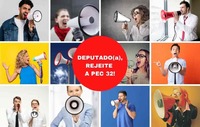Reforma acaba o serviço público. Imagem: aplicativo Canva.