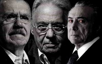 Qualquer semelhança com cartaz de filme de terror ou de máfia não é mera coincidência. Foto/reprodução.