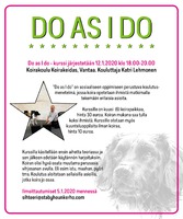12.1.2020 DO AS I DO
