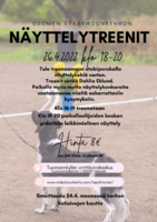 26.4.2022 näyttelytreenit
