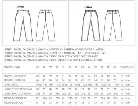 Pantalón de Trabajo GRAFA 70 :: Copahue Seguridad Industrial