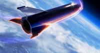 Manovra di planata atmosferica dei modelli Starship.