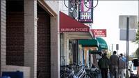The ninth street bike shop Durham Cycles; one of many places our neighbors would like a safe bike route to.