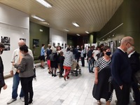 Výstava Ecce Homo ve foyer kina Vatra Vsetín