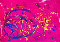 Spirála akryl na plátně, 2015, 100 x 70 cm 25.000,-