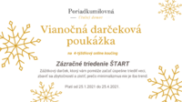 Darčeková poukážka - dizajn Snehové vločky