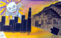 "Birth Of A Salesman," artwork by C-Note