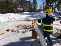 Valistustilaisuus Kyminkartanon koululla