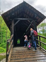 Dřevěný most nedaleko Prudké