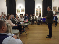prof.Ing.Juraj Spalek, PhD., sa za potomkov rodu Appelovcov prihovoril návštevníkom