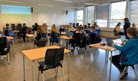 8. trinn har data i den første TTL-perioden. I denne timen jobbes det med Minecraft.