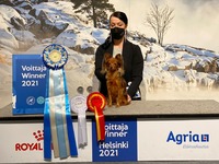 19.12.2021 Helsinki Voittaja, Winner Show Stempfort Skandiya Nova ROP, V- 21